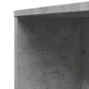 Betonszürke szerelt fa görgős keskeny fürdőszobaszekrény