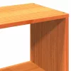 Viaszbarna tömör fenyőfa fejtámla tárolóval 100 cm