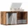 LP antik fa színű szerelt fa tárolódoboz 69,5 x 34 x 36 cm