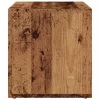 LP antik fa színű szerelt fa tárolódoboz 69,5 x 34 x 36 cm