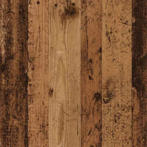 LP antik fa színű szerelt fa tárolódoboz 69,5 x 34 x 36 cm