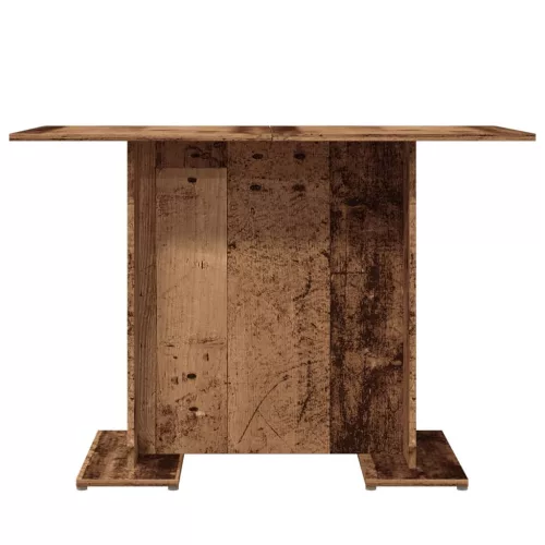 Antik fa színű szerelt fa étkezőasztal 110 x 60 x 75 cm