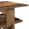 Antik fa színű szerelt fa dohányzóasztal 102 x 55 x 42 cm