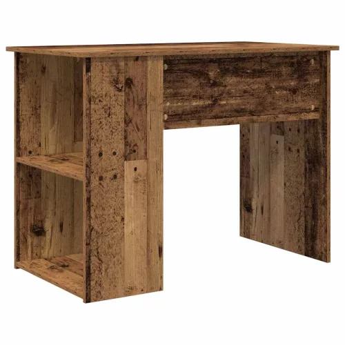 Íróasztal régi fa 100x55x75 cm műszaki fa
