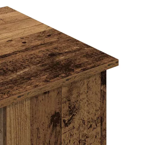 Íróasztal régi fa 100x55x75 cm műszaki fa