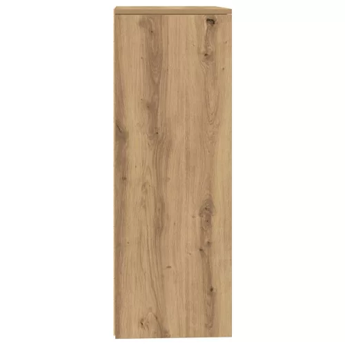Tálalószekrény 6 fiókkal Kézműves tölgy 50x34x96 cm műszaki fa