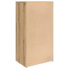 Tálalószekrény 6 fiókkal Kézműves tölgy 50x34x96 cm műszaki fa