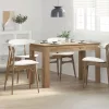 Étkezőasztal kézműves tölgy 120x60x76 cm műszaki fa