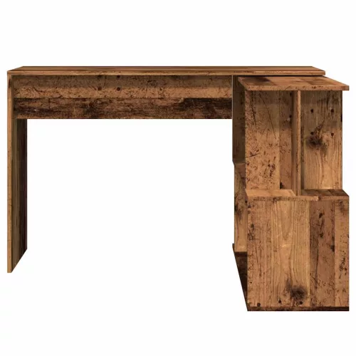 Sarokasztal Régi fa 200,5x50x76 cm Gépelt fa