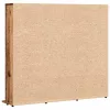 Antik fa színű szerelt fa CD-szekrény 102 x 23 x 89,5 cm
