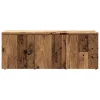TV szekrény Régi fa 80x34x30 cm Gépelt fa