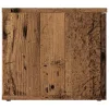TV szekrény Régi fa 80x34x30 cm Gépelt fa