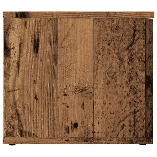 TV szekrény Régi fa 80x34x30 cm Gépelt fa