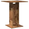 Antik fa szerelt fa bisztróasztal 60 x 60 x 75 cm