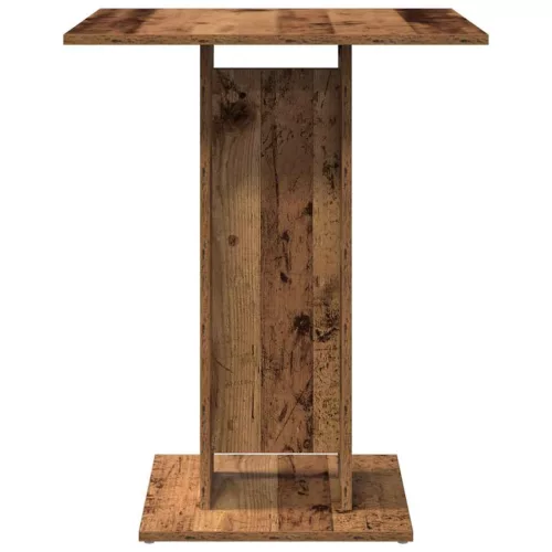 Antik fa szerelt fa bisztróasztal 60 x 60 x 75 cm