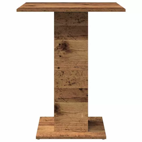 Antik fa szerelt fa bisztróasztal 60 x 60 x 75 cm