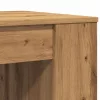 Kézműves tölgy színű szerelt fa dohányzóasztal 102 x 55 x 42 cm