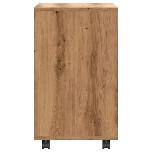Oldalasztal kézműves tölgy 70x35x55 cm műszaki fa