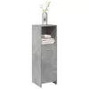 Betonszürke forgácslap fürdőszobaszekrény 30 x 30 x 95 cm