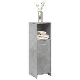   Betonszürke forgácslap fürdőszobaszekrény 30 x 30 x 95 cm