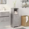 Betonszürke forgácslap fürdőszobaszekrény 30 x 30 x 95 cm