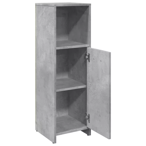 Betonszürke forgácslap fürdőszobaszekrény 30 x 30 x 95 cm