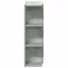 Betonszürke forgácslap fürdőszobai tükör 80 x 20,5 x 64 cm
