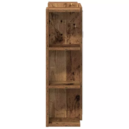 Fürdőszoba tükörszekrény régi fa 80x20,5x64 cm Gépelt fa