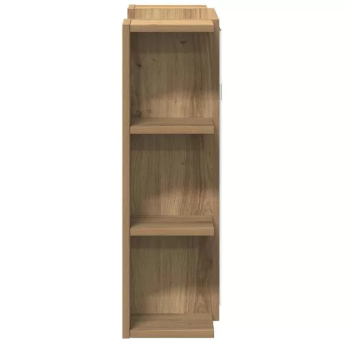 Fürdőszobai tükörszekrény Artisan Oak 80x20,5x64 cm Gépelt fa