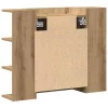 Fürdőszobai tükörszekrény Artisan Oak 80x20,5x64 cm Gépelt fa