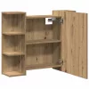 Fürdőszobai tükörszekrény Artisan Oak 80x20,5x64 cm Gépelt fa
