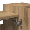 Fürdőszobai tükörszekrény Artisan Oak 80x20,5x64 cm Gépelt fa