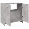 Fürdőszoba mosdószekrény beton szürke 60x33x60 cm Gépelt fa
