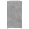 Fürdőszoba mosdószekrény beton szürke 60x33x60 cm Gépelt fa