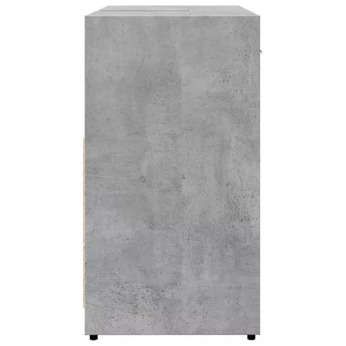 Fürdőszoba mosdószekrény beton szürke 60x33x60 cm Gépelt fa