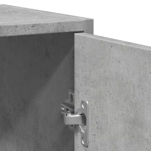 Fürdőszoba mosdószekrény beton szürke 60x33x60 cm Gépelt fa
