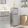 Betonszürke forgácslap fürdőszobaszekrény 30 x 30 x 95 cm