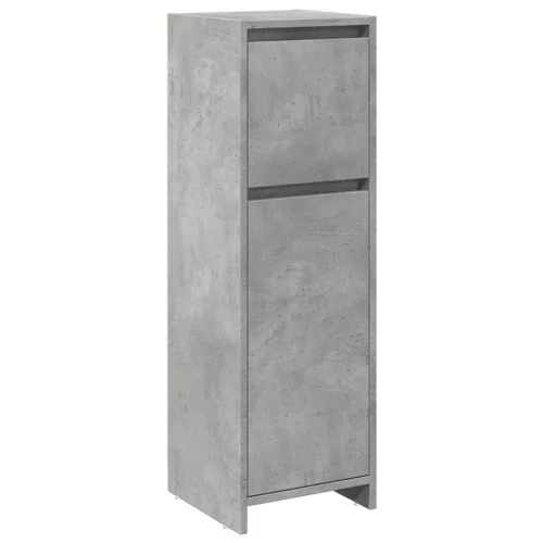 Betonszürke forgácslap fürdőszobaszekrény 30 x 30 x 95 cm