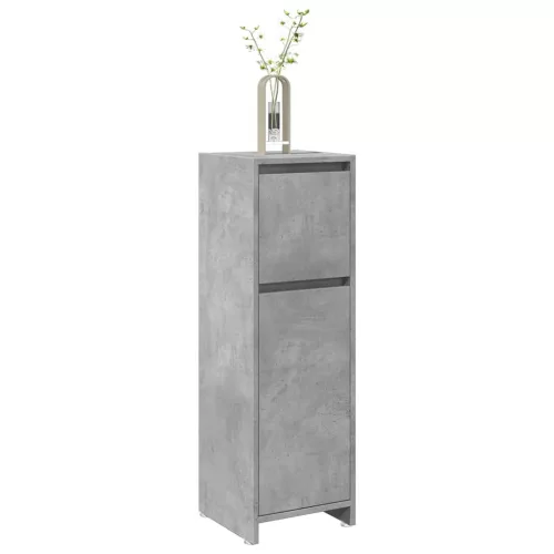 Betonszürke forgácslap fürdőszobaszekrény 30 x 30 x 95 cm