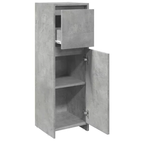 Betonszürke forgácslap fürdőszobaszekrény 30 x 30 x 95 cm