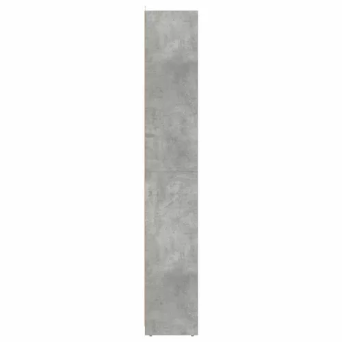 Betonszürke forgácslap fürdőszobaszekrény 30 x 30 x 183,5 cm