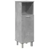 Betonszürke forgácslap fürdőszobaszekrény 30 x 30 x 95 cm