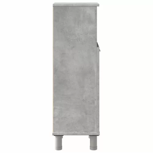 Betonszürke forgácslap fürdőszobaszekrény 30 x 30 x 95 cm