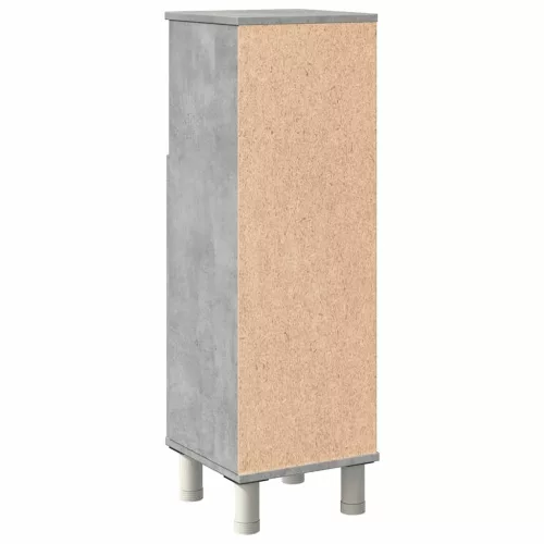 Betonszürke forgácslap fürdőszobaszekrény 30 x 30 x 95 cm