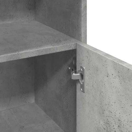 Betonszürke forgácslap fürdőszobaszekrény 30 x 30 x 95 cm