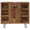 Fürdőszoba szekrény régi fa 60x32x53,5 cm műszaki fa
