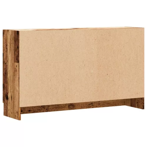 Antik fa színű szerelt fa tálalószekrény 120 x 30,5 x 70 cm