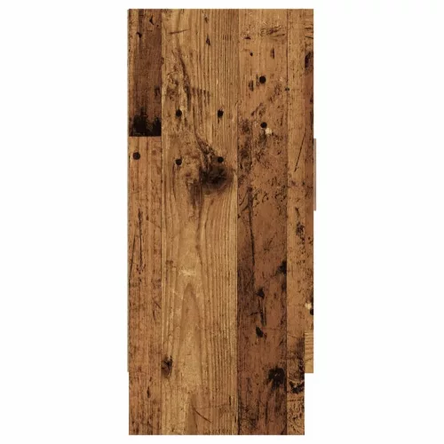 Antik fa színű szerelt fa tálalószekrény 120 x 30,5 x 70 cm