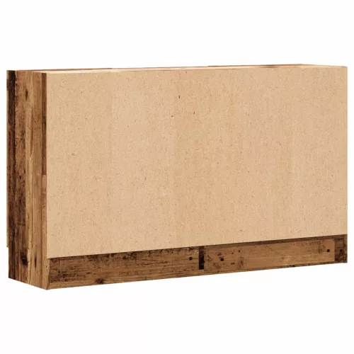 Antik fa színű szerelt fa tálalószekrény 120 x 30,5 x 70 cm