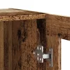 Antik fa színű szerelt fa tálalószekrény 120 x 30,5 x 70 cm